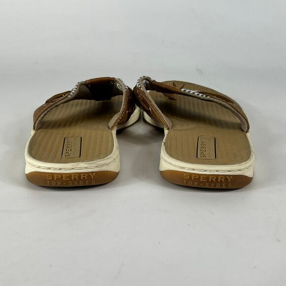 Sperry Top-Sider Womens 6.5M Shoes Sandals Flip Flops Flats Navy Nautical Stripe - Picture 5 of 15